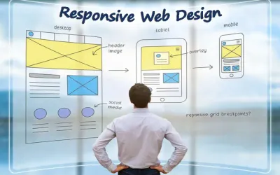 Responzivna web stranica prikazana na pametnom telefonu, tabletu i računalu