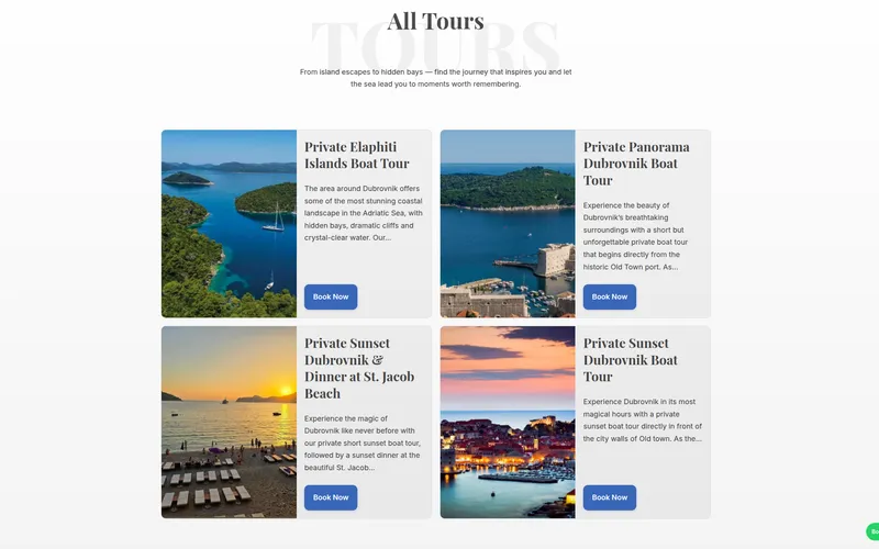 Boat Rentals Dubrovnik ture brodom