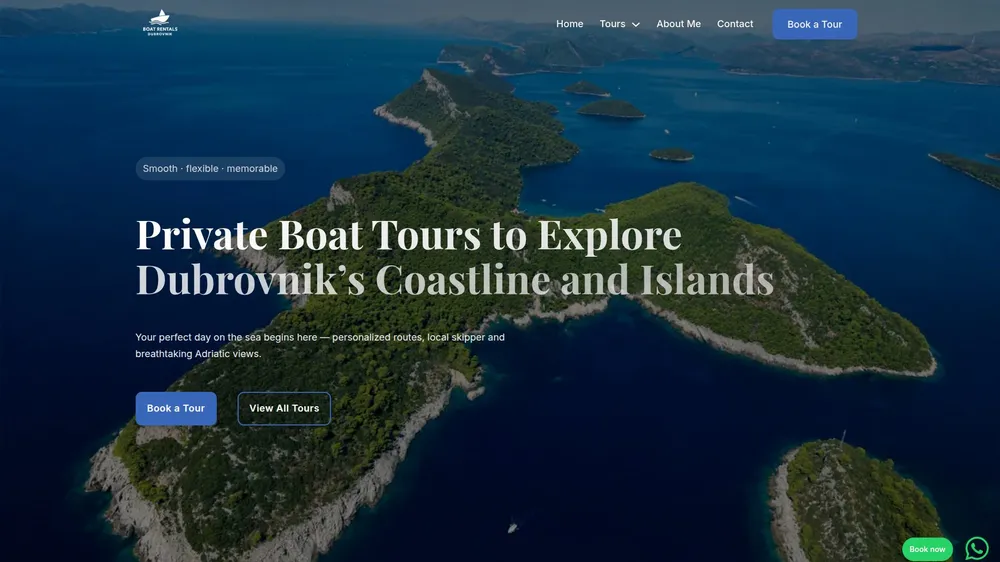 Boat Rentals Dubrovnik web stranica