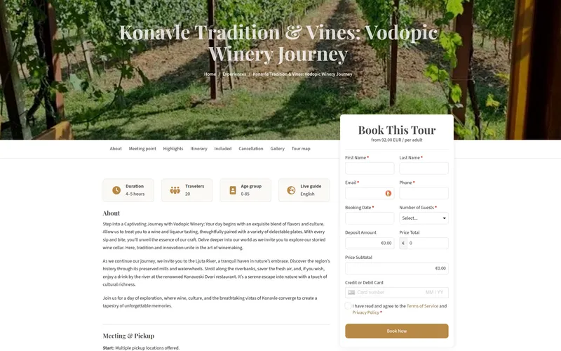City of Stone Travel Agency booking sustav
