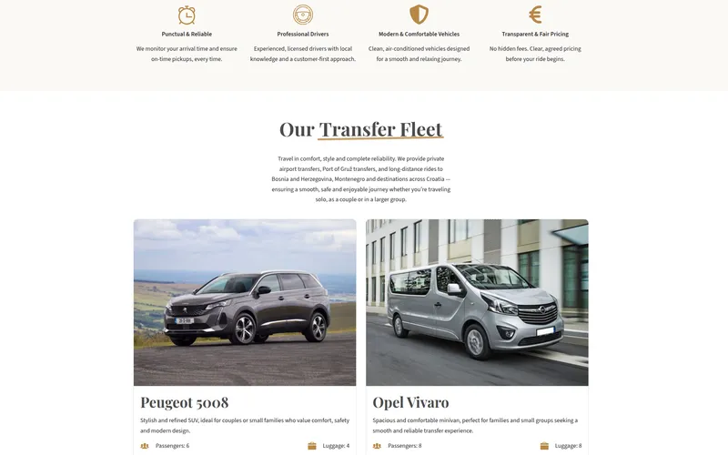City of Stone Travel Agency transfers