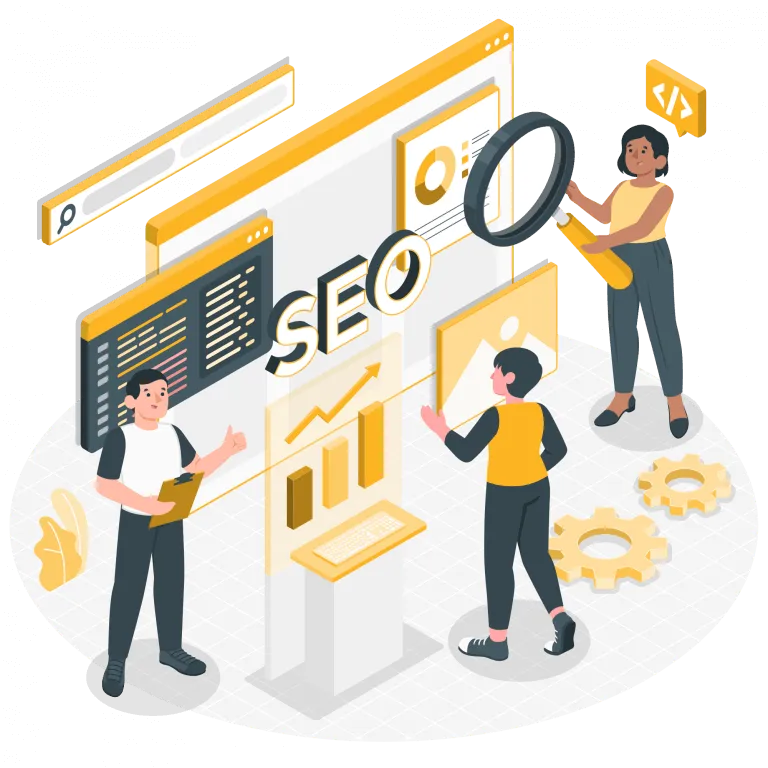 Vizualni prikaz usluge: SEO optimizacija web stranica | N&S Web Architects